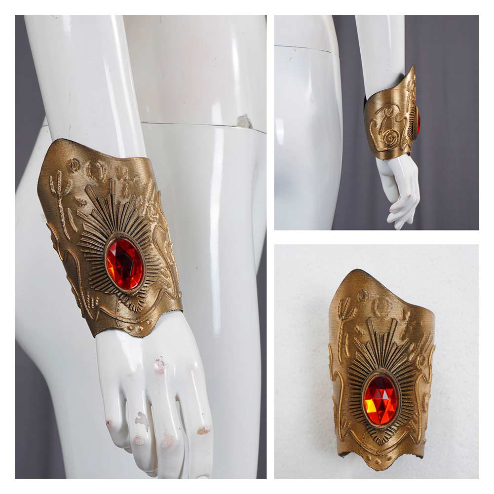 Zombies 4:Dawn of the Vampires Nova Cosplay Skirt Dress Red Gemstone Bracelet AU - Picture 29 of 29