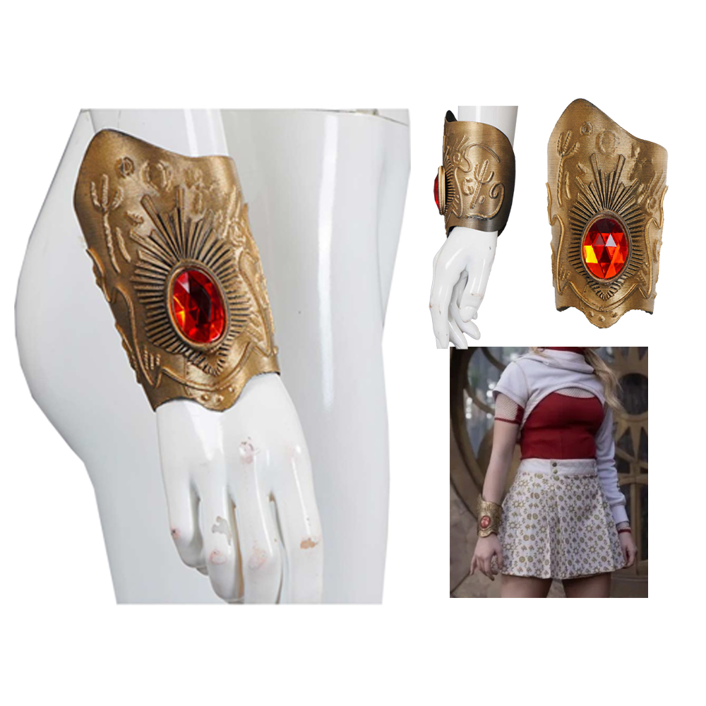 Zombies 4:Dawn of the Vampires Nova Cosplay Skirt Dress Red Gemstone Bracelet AU - Picture 24 of 29