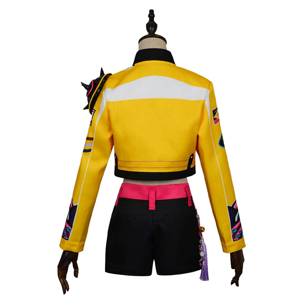 K-P:DH Rumi Cosplay Costume Coat Pant Fancy Dress Kid Women Carnival Party Girl - Picture 18 of 31