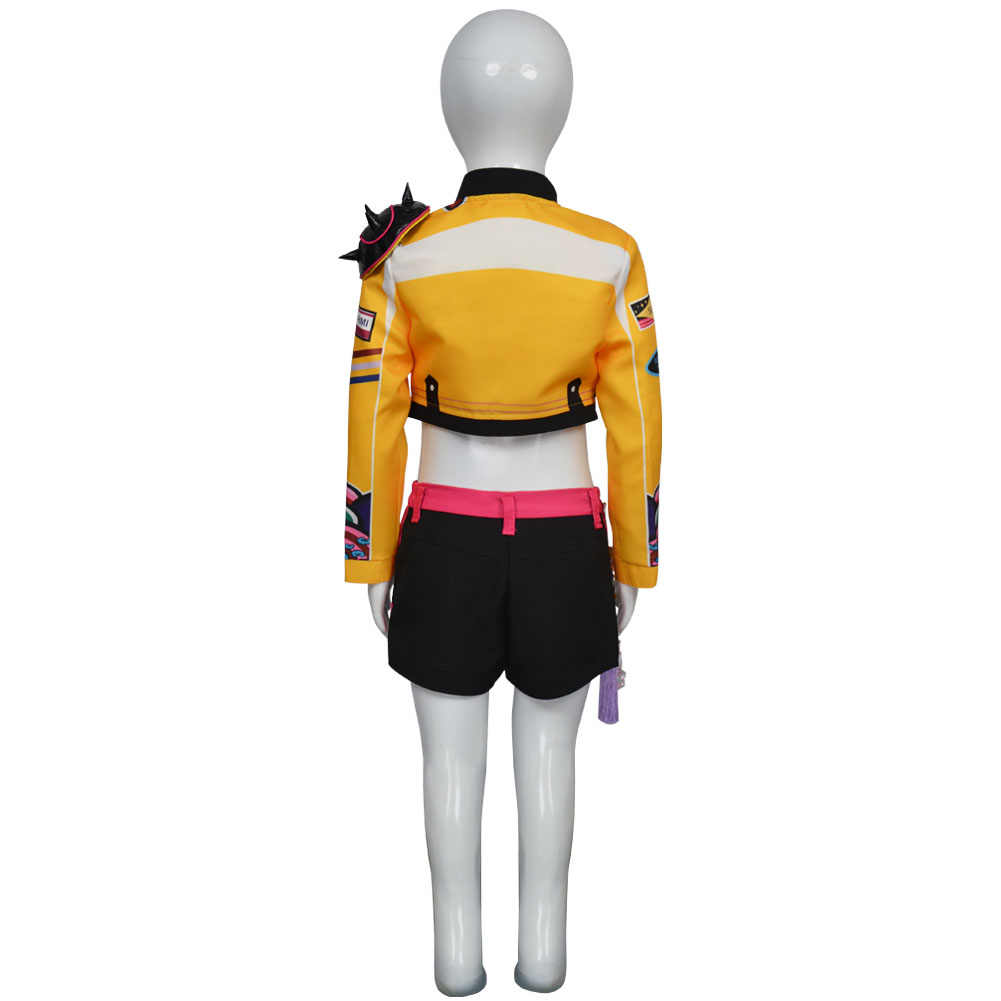 K-P:DH Rumi Cosplay Costume Coat Pant Fancy Dress Kid Women Carnival Party Girl - Picture 26 of 31