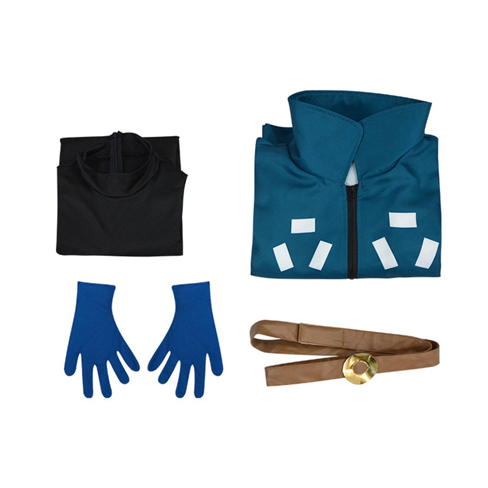 Egghead Island Roronoa Zoro Blue coat Pant fullset+Wig Zoro