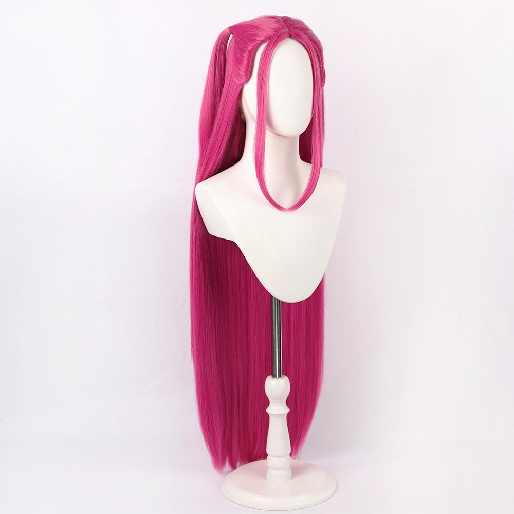 Korean superstar Mira Purple Bear Long Sleeve Pajamas+Demon Idol Mira Stage Wig - Picture 23 of 23