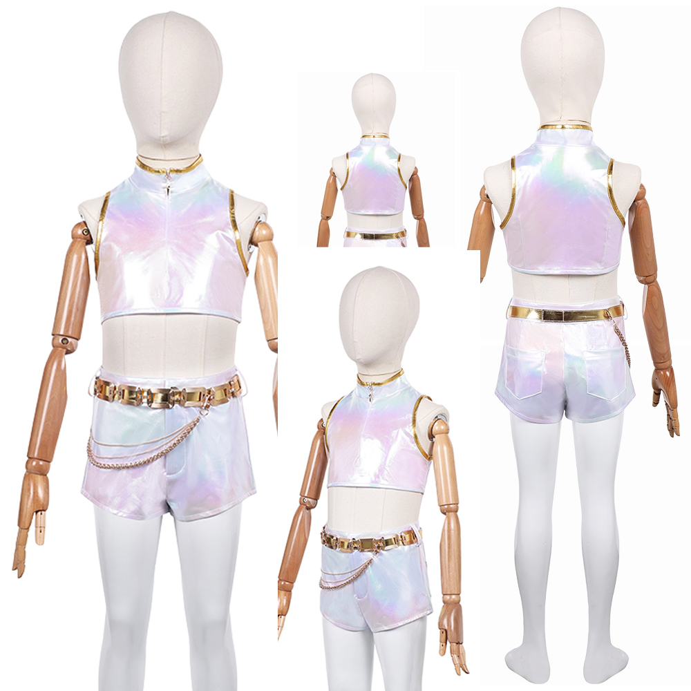 K-pop geïnspireerde Rumi Mira Zoey Huntrix kostuum, verkleedkleding, virtueel idool, film, cosplay voor meisjes, kinderen, Halloween, carnaval, optreden, Comic Con, anime expo 2026 - €16.63