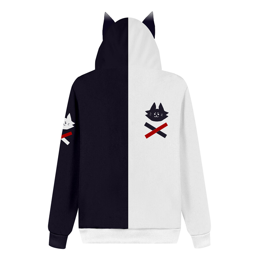 Hololive VTuber Ookami Mio Cosplay Hoodie Casual Streetwear