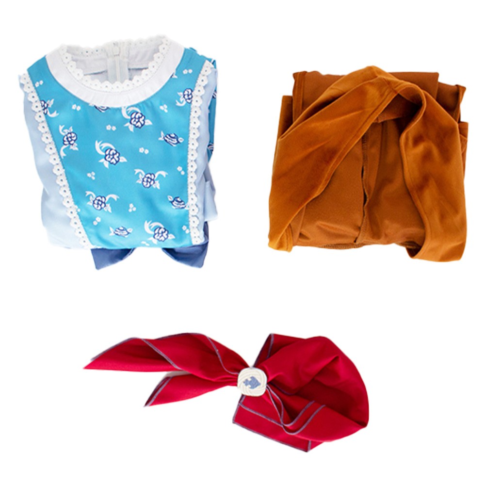 Girls Holly Wheeler Cosplay Costume Halloween Party Outfit Dress Cloak Kids Suit