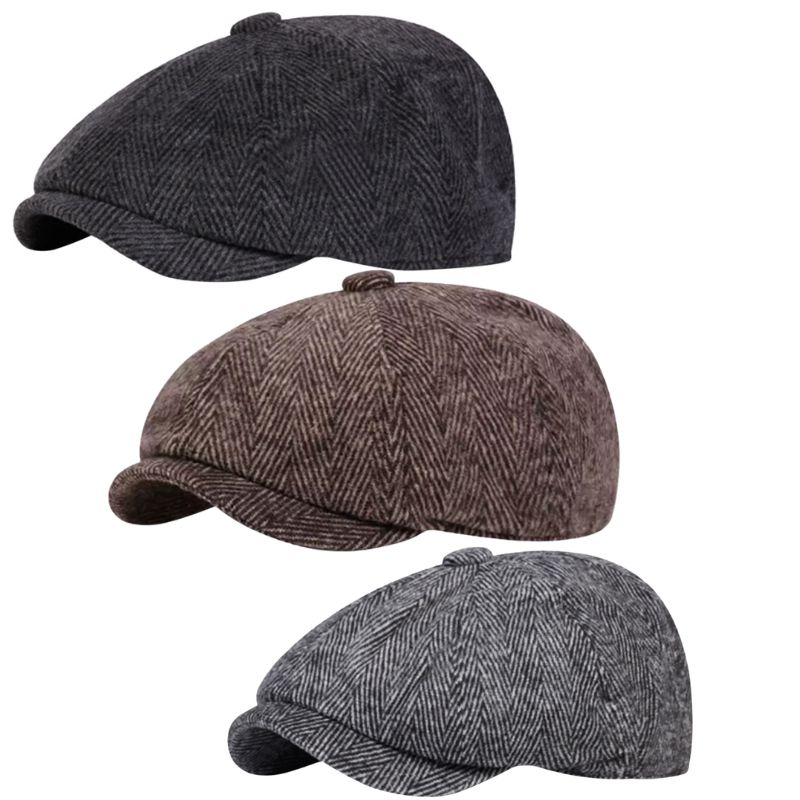 Thomas Shelby Hat Peaky Leader Cosplay Newsboy Cap Halloween Herringbone Cap Hat