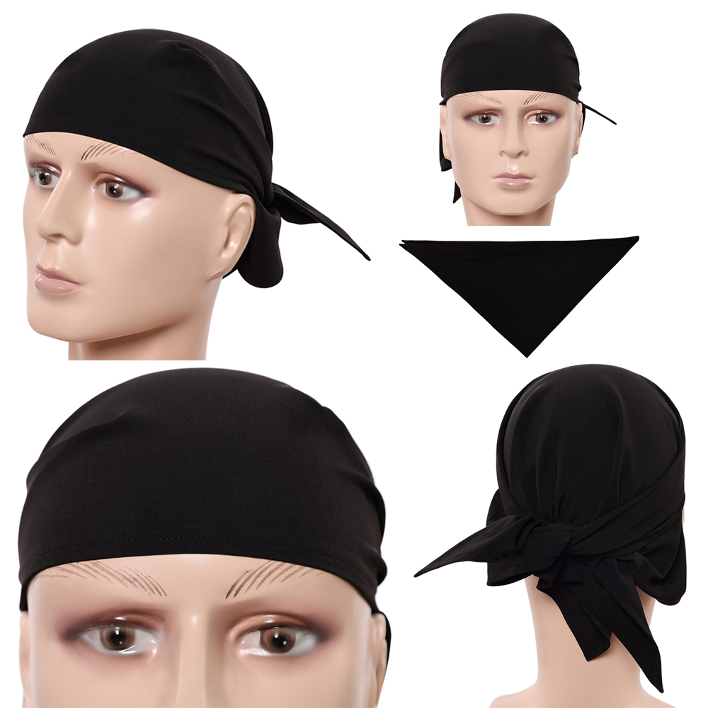 LUDLOW カチューシャ「BLACK」 Roronoa Zoro Cosplay Black Headband Headscarf Scarf Accessories