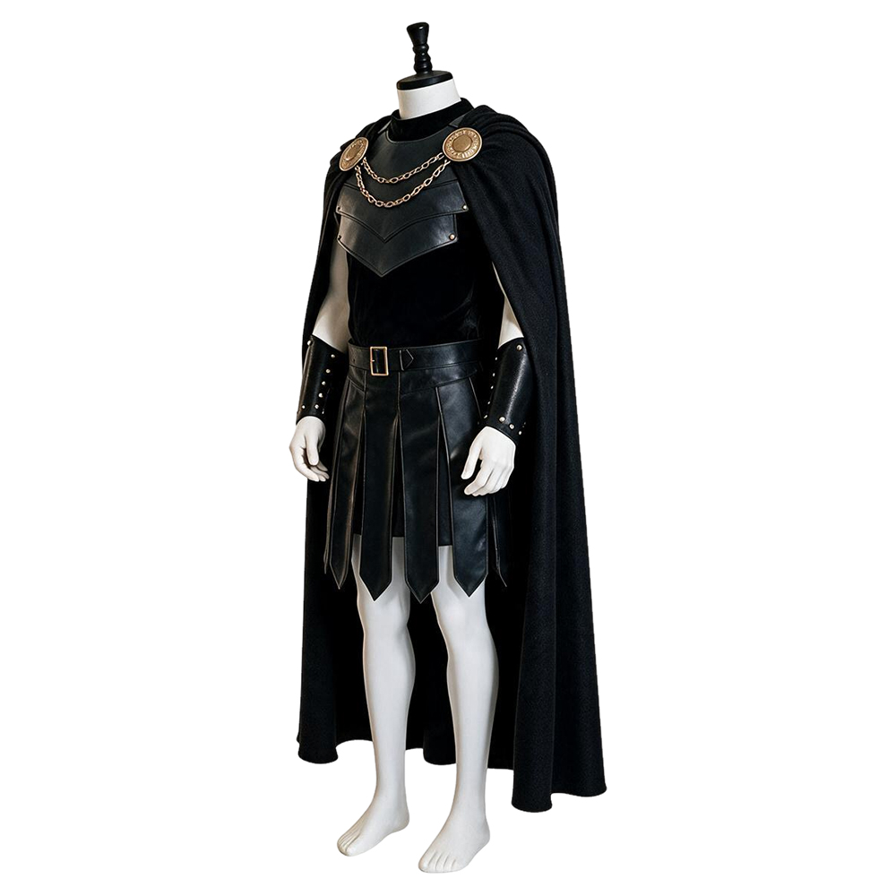 Ody King Agamemnon Knight Cosplay Halloween Cloak Medieval Uniform Suit Full Set - Produktbild 6